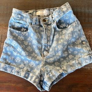 American Apparel floral shorts